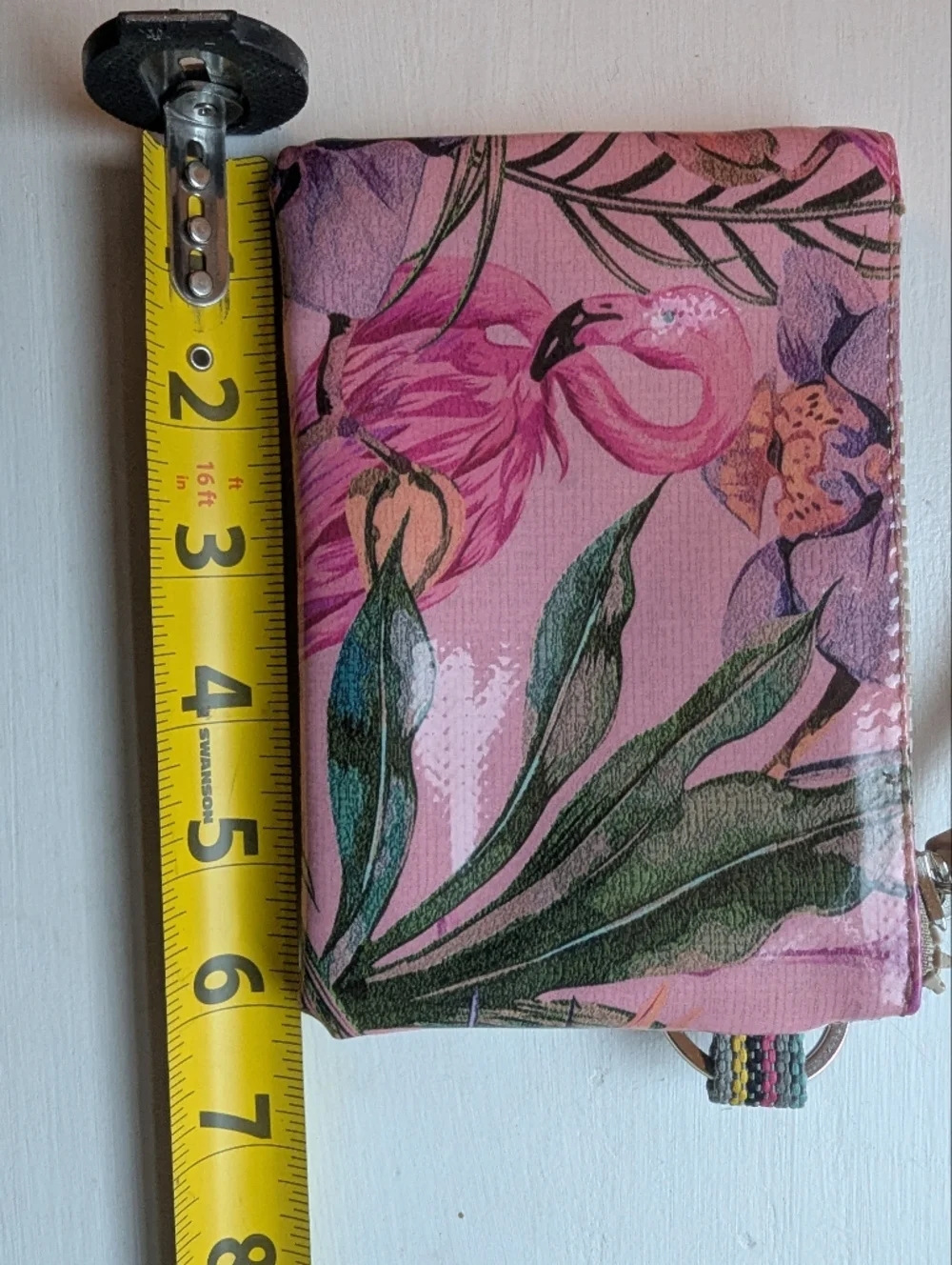 Consuela Pink Flamingo Tropical Wristlet Wallet - Picture 7 of 7